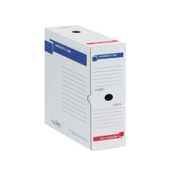 Scatola archivio Memory X100 - 25 x 35 cm - dorso 10 cm - bianco - Sei Rota