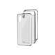 Celly Attraction - Cover per cellulare - Alluminio, vetro temperato - argento, trasparente - per Apple iPhone XS Max