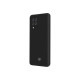 Celly Cromo - Cover per cellulare - poliuretano termoplastico (TPU) rivestito di silicone - nero - per Samsung Galaxy A73 5G