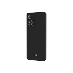 Celly Cromo - Cover per cellulare - poliuretano termoplastico (TPU) rivestito di silicone - nero - per Xiaomi Redmi Note 11, No