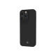 Celly Cromo - Cover per cellulare - TPU (poliuretano termoplastico), rivestimento in silicone - nero - per Apple iPhone 14 Pro 