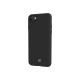 Celly Cromo - Cover per cellulare - TPU (poliuretano termoplastico), rivestimento in silicone - nero - per Apple iPhone 6, 6s, 