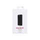 Celly Cromo - Cover per cellulare - TPU (poliuretano termoplastico), rivestimento in silicone - nero - per Samsung Galaxy S22