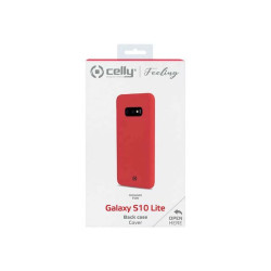 Celly FEELING - Cover per cellulare - silicone liquido - rosso - per Samsung Galaxy S10e