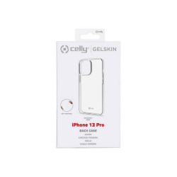 Celly Gelskin - Cover per cellulare - TPU (poliuretano termoplastico) - trasparente - per Apple iPhone 13 Pro