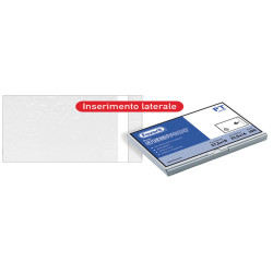 Busta adesiva Speedy Doc - apertura lato corto - PT (22,5 x 16 cm) - LDPE - trasparente - Favorit - conf. 100 pezzi