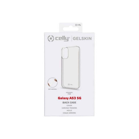 Celly Gelskin - Cover per cellulare - TPU (poliuretano termoplastico) - trasparente - per Samsung Galaxy A53 5G