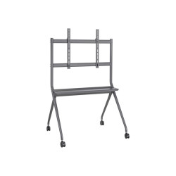 ITB Solution - Carrello - per touchscreen / LFD monitor - with shelf - nero - dimensione schermo: 55"-100"