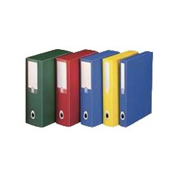 Bankers Box Progetto Plus - Cartella a scatola - larghezza dorsale 100 mm - per 255 x 355 mm - giallo