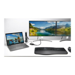 Kensington Pro Fit Ergo Wireless Keyboard - Tastiera - senza fili - 2.4 GHz, Bluetooth 4.0 - italian