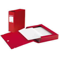 Scatola archivio Scatto - dorso 12 cm - 25 x 35 cm - rosso - Sei Rota