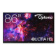 Optoma H1F0H08BW101, 2,18 m (86"), 450 cd/m², 1,07 miliardi di colori, 3840 x 2160 Pixel, 4K Ultra HD, Direct-LED