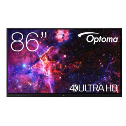 Optoma H1F0H08BW101, 2,18 m (86"), 450 cd/m², 1,07 miliardi di colori, 3840 x 2160 Pixel, 4K Ultra HD, Direct-LED