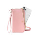 Celly Venere Universal - Custodia per cellulare - similpelle - rosa - 6.5"