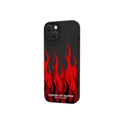 Celly VosCromo - Cover per cellulare - TPU (poliuretano termoplastico), rivestimento in silicone - nero - Vision of Super - per