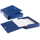 Scatola archivio Scatto - dorso 8 cm - 25 x 35 cm - blu - Sei Rota