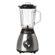 Frullatore Frullo Glass - con bicchiere in vetro - 600 W - nero/argento - Melchioni family