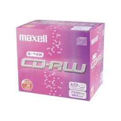 Maxell - 10 x CD-RW - 700 MB (80 min) 4x - astuccio