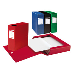 Scatola archivio Scatto - dorso 8 cm - 25 x 35 cm - verde - Sei Rota