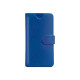 Celly Wally Unica - Flip cover per cellulare - finta pelle in poliuretano - blu - 5.5" - 6"