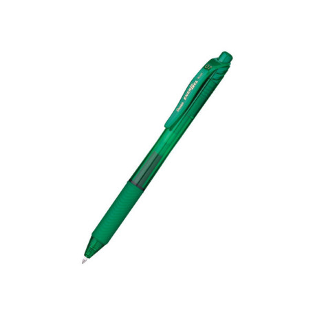 Pentel EnerGel X - Penna a sfera - verde - inchiostro gel - 0.7 mm - medio - retrattile