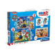 Clementoni Edukit 4 in 1 - Squadra dei cucciolo PAW Patrol - gioco di memoria, puzzle game - 9 pezzi