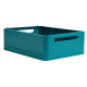 Scatola pieghevole The Smart Case maxi Skandi - 37,5 x 27,5 x 16,3 cm - blu pacifico - Exacompta