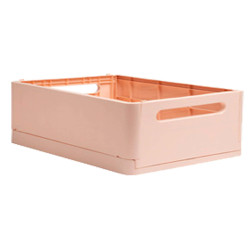 Scatola pieghevole The Smart Case maxi Skandi - 37,5 x 27,5 x 16,3 cm - nude - Exacompta