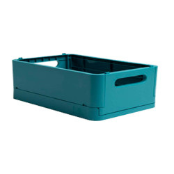 Scatola pieghevole The Smart Case midi Skandi - 27,6 x 18,8 x 12 cm - blu pacifico - Exacompta