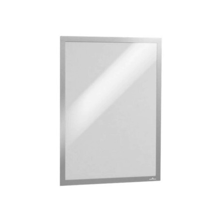 DURABLE DURAFRAME - Portadocumenti - per A3 - fronte e retro - argento (pacchetto di 2)