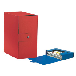 Scatola progetto Eurobox - dorso 12 cm - 25 x 35 cm - rosso - Esselte