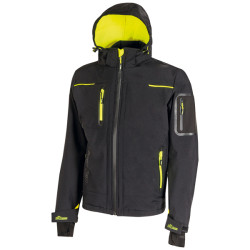 Giacca da lavoro Space - taglia XL - nero/giallo - U-Power