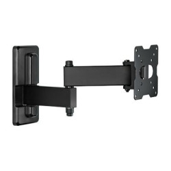 Meliconi CME EDR100 - Kit montaggio (montaggio a muro, doppio braccio) - Tilt & Turn - per pannello piatto - nero - dimensione 
