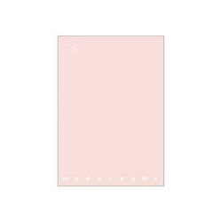 Pigna Monocromo Pastel - Quaderno - graffettato - A4 - 42 fogli - quadretti - disponibile in colori assortiti