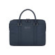 dbramante1928 Stelvio Slim Laptop Bag PURE - Borsa trasporto notebook - 14" - blu, hardware con finitura argentata