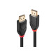 Lindy - Cavo DisplayPort - DisplayPort (M) a DisplayPort (M) - DisplayPort 1.2 - 20 m - di forma rotonda, supporto 4K, attivo -