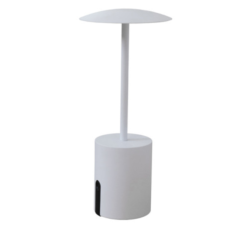 Lampada da tavolo Rocket - a led - alluminio - bianco - King Collection