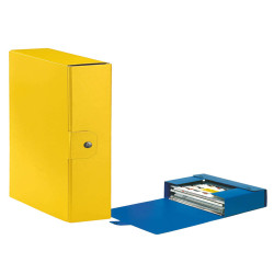 Scatola progetto Eurobox - dorso 8 cm - 25 x 35 cm - giallo - Esselte