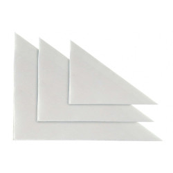 Busta autoadesiva TR 17 - triangolare - PVC - 17 x 17 cm - trasparente - Sei Rota - conf. 10 pezzi