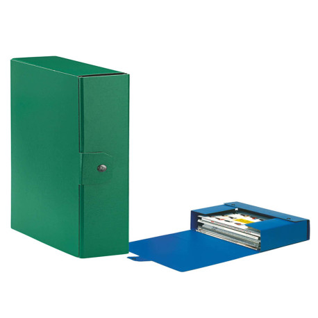 Scatola progetto Eurobox - dorso 8 cm - 25 x 35 cm - verde - Esselte