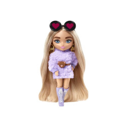 Barbie Extra Extra Minis - Doll with Stand - 14 cm