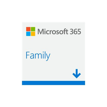 Microsoft 365 Family - Licenza a termine (1 anno) - fino a 6 utenti - ESD - 32/64-bit, Click-to-Run - Win, Mac - Tutte le lingu