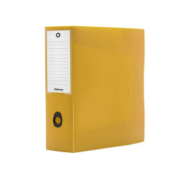 Scatola progetto Plus HOLOS - 25 x 35 cm - dorso 8 cm - giallo sabbia - Fellowes