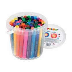 PRIMO JUMBO - Penna punta in fibra - colori assortiti - 7.6 mm (pacchetto di 60)