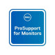 Dell Aggiorna da 3 anni Basic Advanced Exchange a 3 anni ProSupport for monitors - Contratto di assistenza esteso - sostituzion