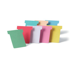 Schede a T indice 2 bianche per Professional Planner - Nobo - conf. 100 pezzi
