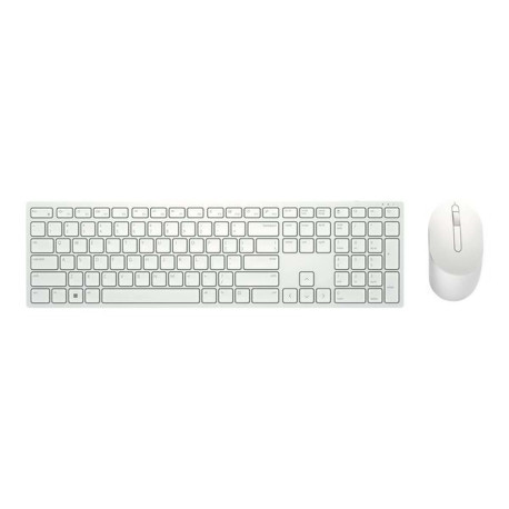 Dell Pro KM5221W - Set mouse e tastiera - senza fili - 2.4 GHz - QWERTY - italiana - bianco