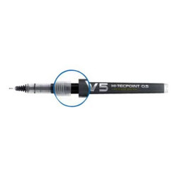 Pilot Hi-Tecpoint V5 Begreen - Penna a sfera - nero - 0.5 mm - fine