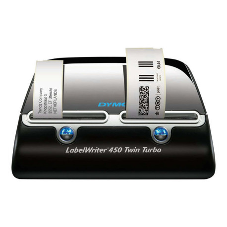 DYMO LabelWriter 450 Twin Turbo - Stampante per etichette - termico diretto - Rotolo (6,2 cm) - 600 x 300 dpi - fino a 71 etich