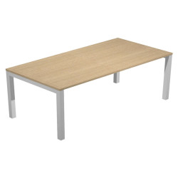 Scrivania Easy Plus - lineare - 120 x 80 x 72,5 cm - rovere